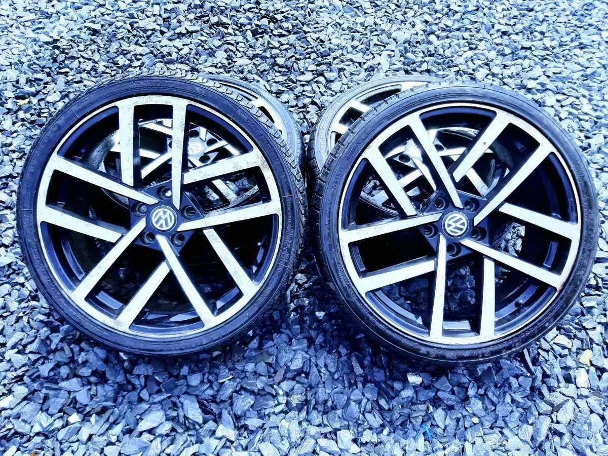 5x112 Jurva 19inch alloy wheels *great tyres* - Image 1