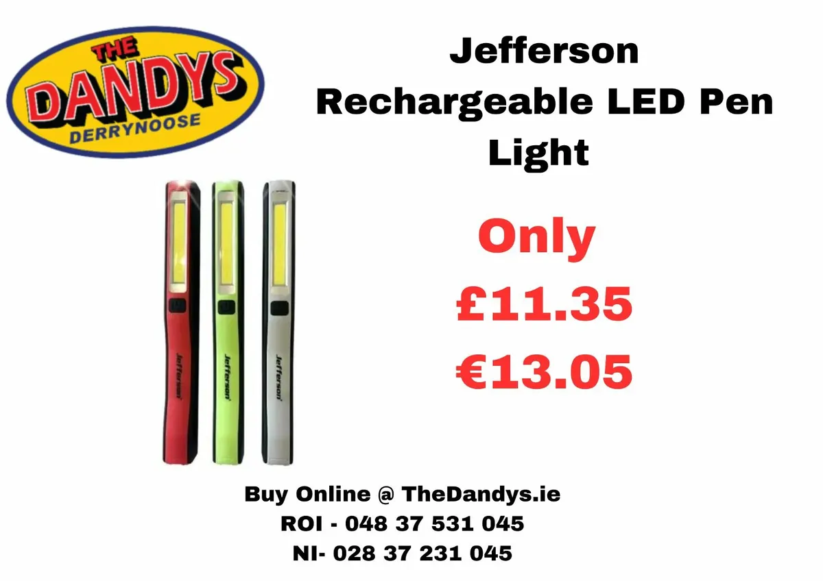 Clulite & Jefferson Headlights, Torches, COB Lamps - Image 3