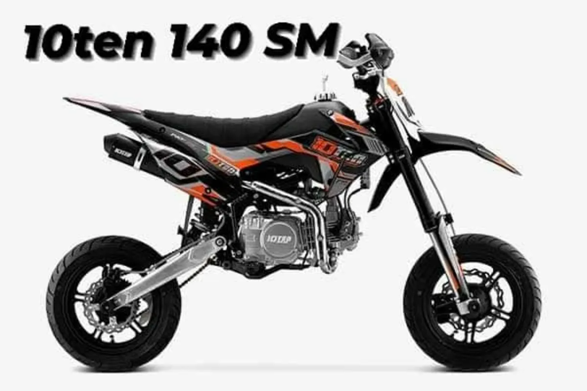 10TEN 140 Supermoto Race Ready Pit Bike (MUCK+FUN) - Image 1