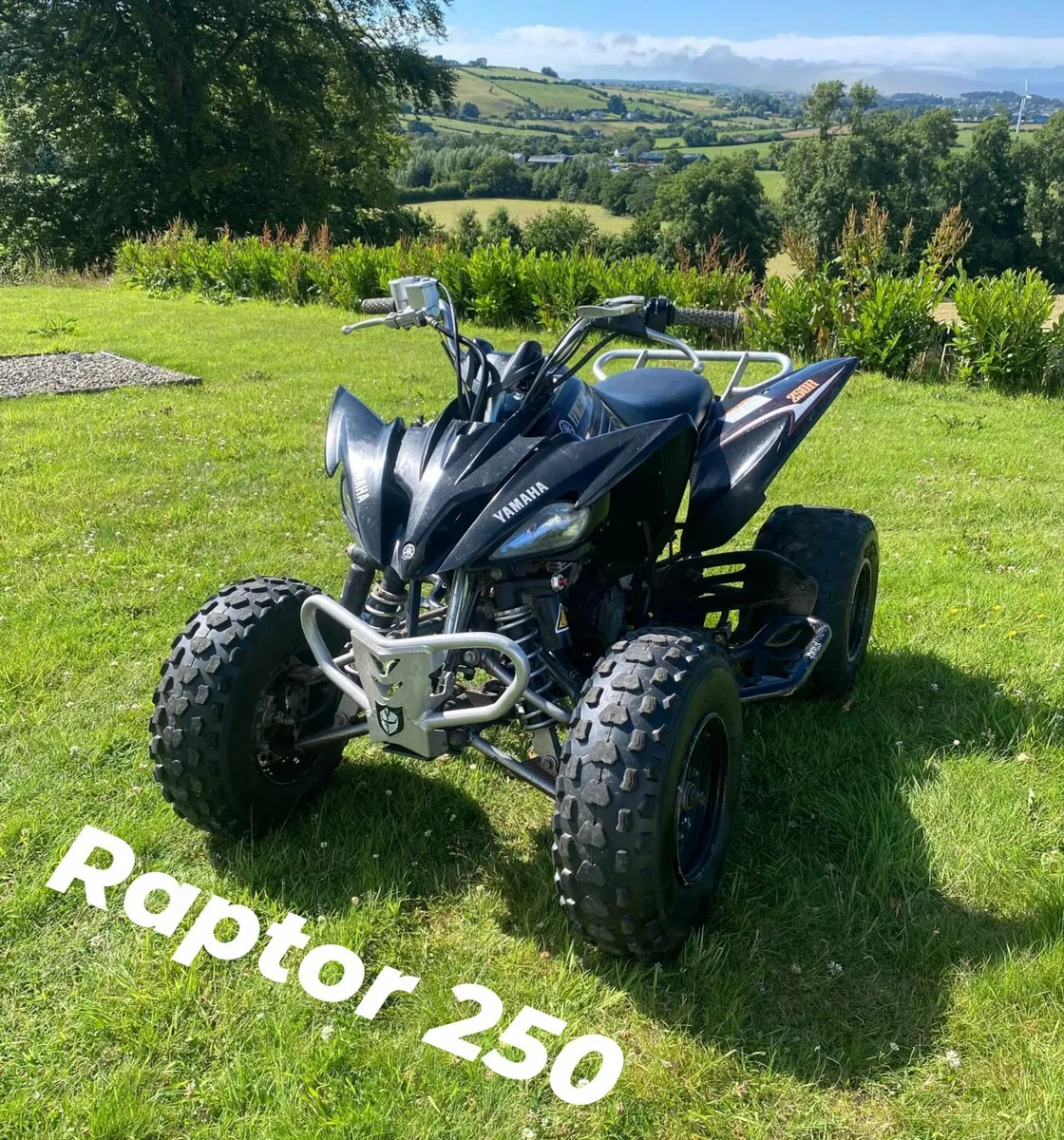 MINT Yamaha Raptor 250 (X2 DELIVERY/PARTX/MUCK+FUN
