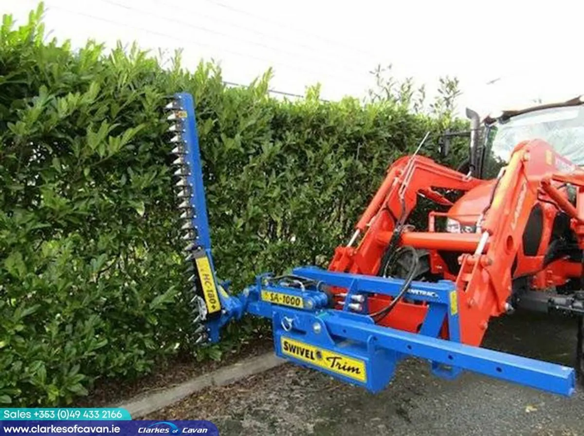 Slanetrac swivel trim  hedgecutter