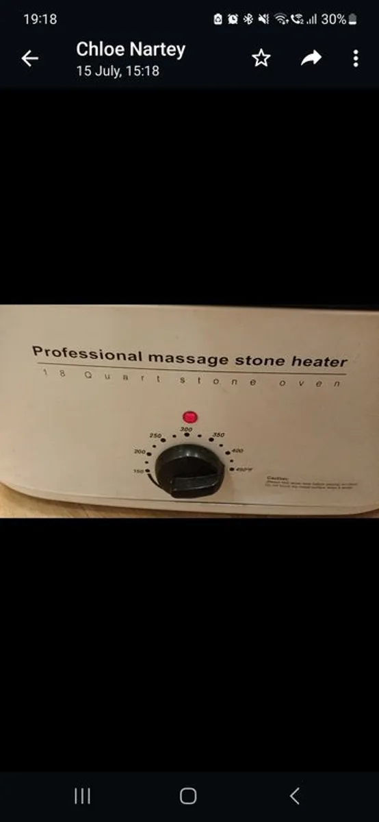 Hot stone massage machine