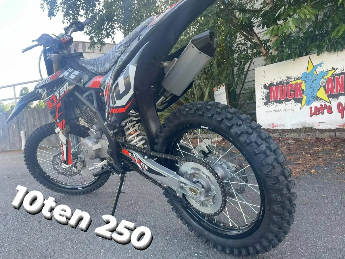 10TEN 250 Dirt Bike (DELIVERY-WARRANTY-VALUE)