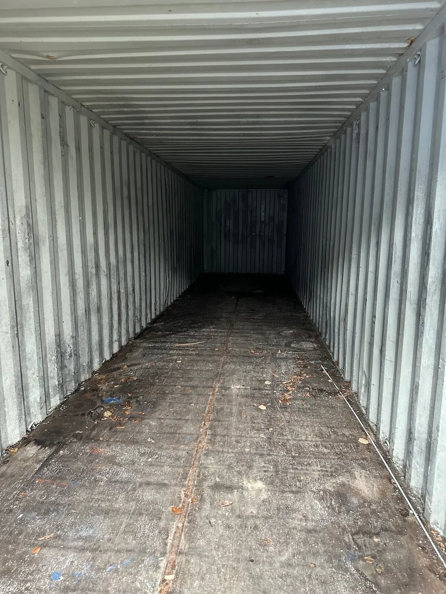 20ft & 40ft storage containers