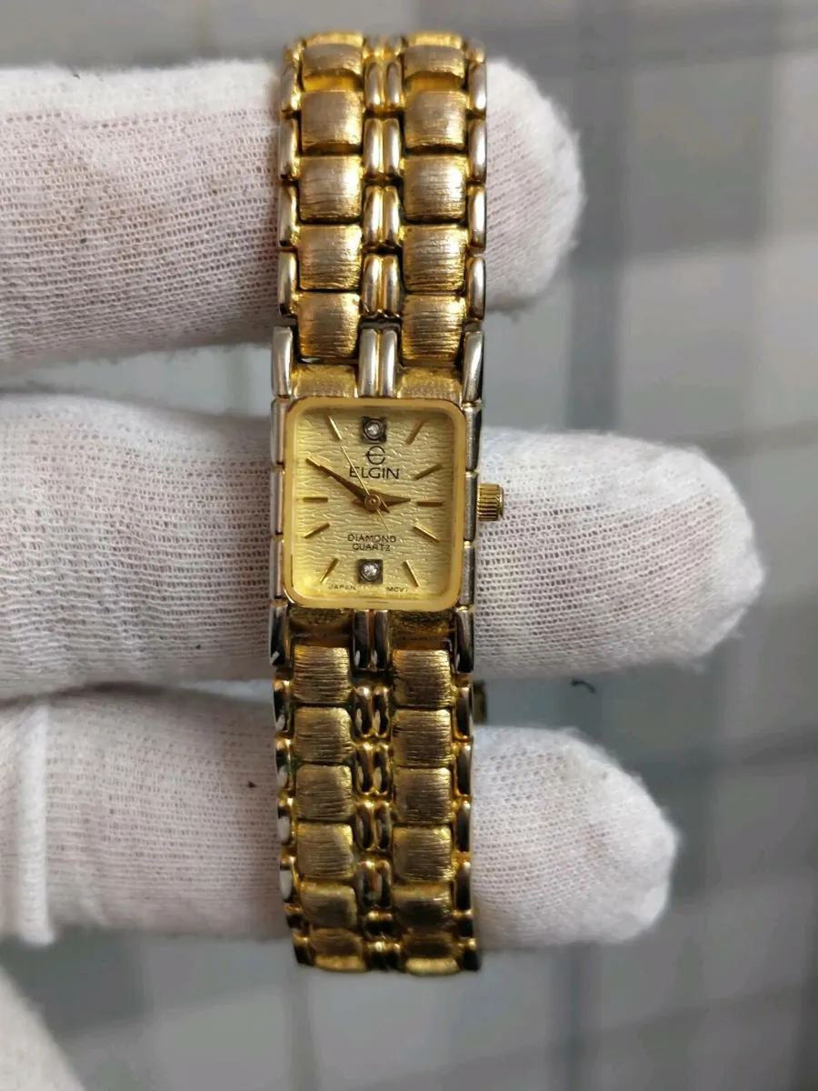 ELGIN DIAMOND ladies quartz vintage watch FREE P P for sale in Co. Limerick for 40 on DoneDeal