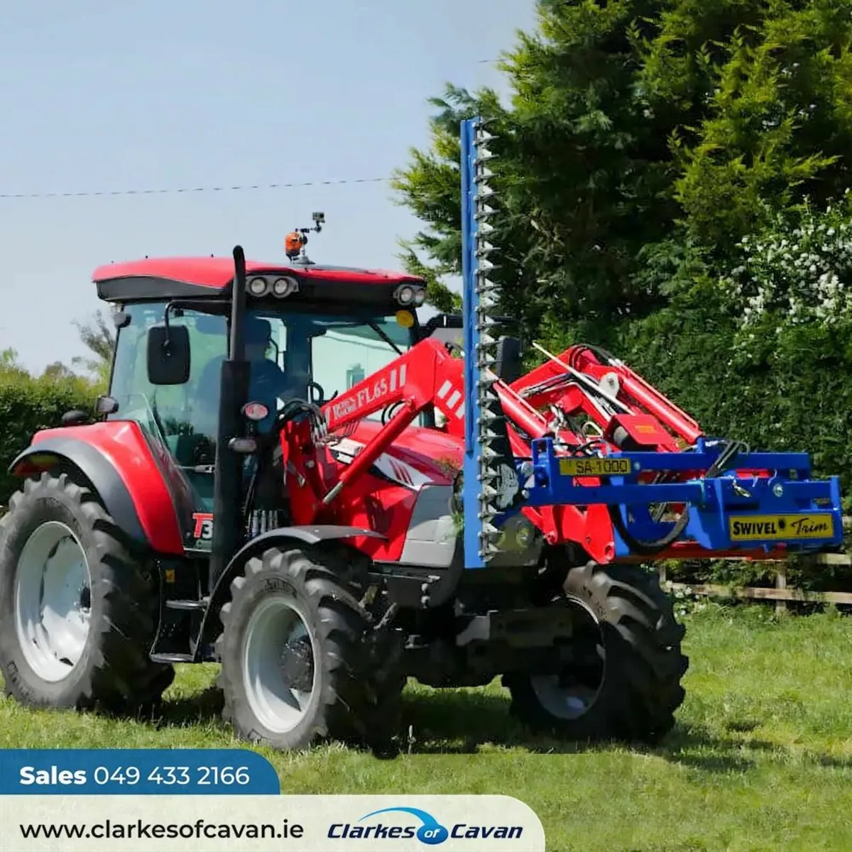 Slanetrac hedge cutter