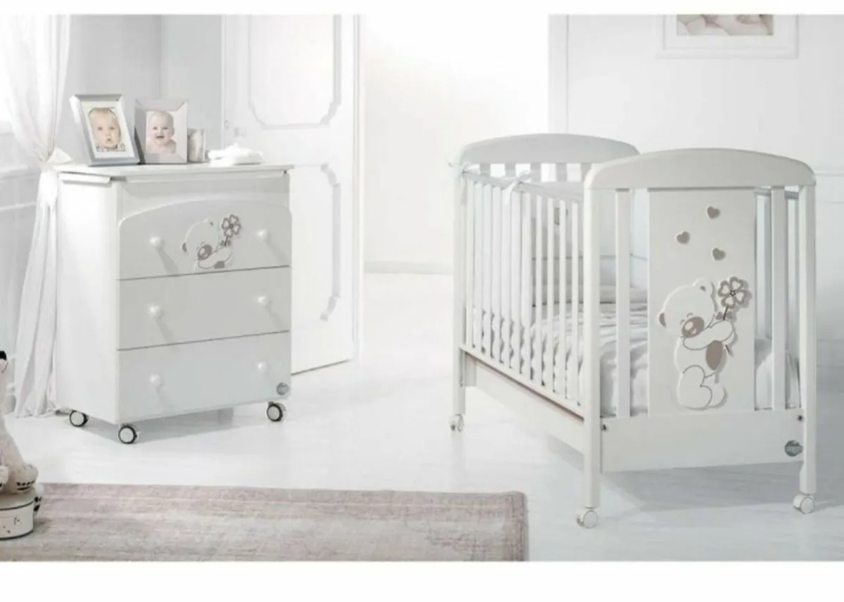 Baby cot wooden  set - Image 1