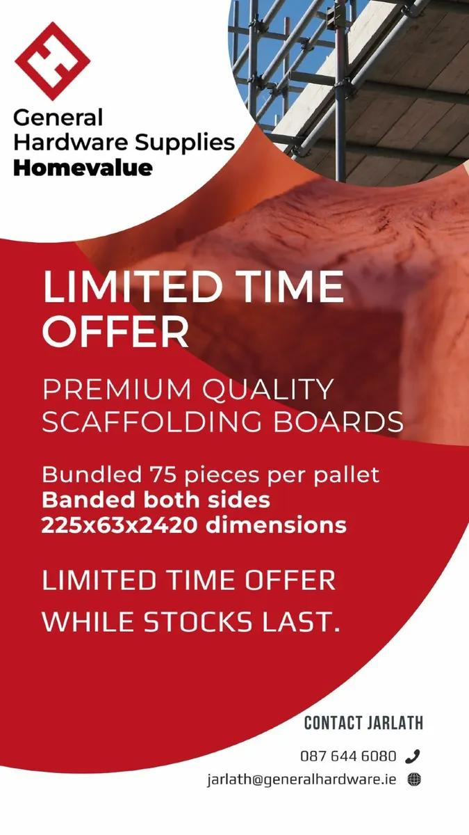 Premium Scaffolding Planks, Roofing timber & Slate - Image 2