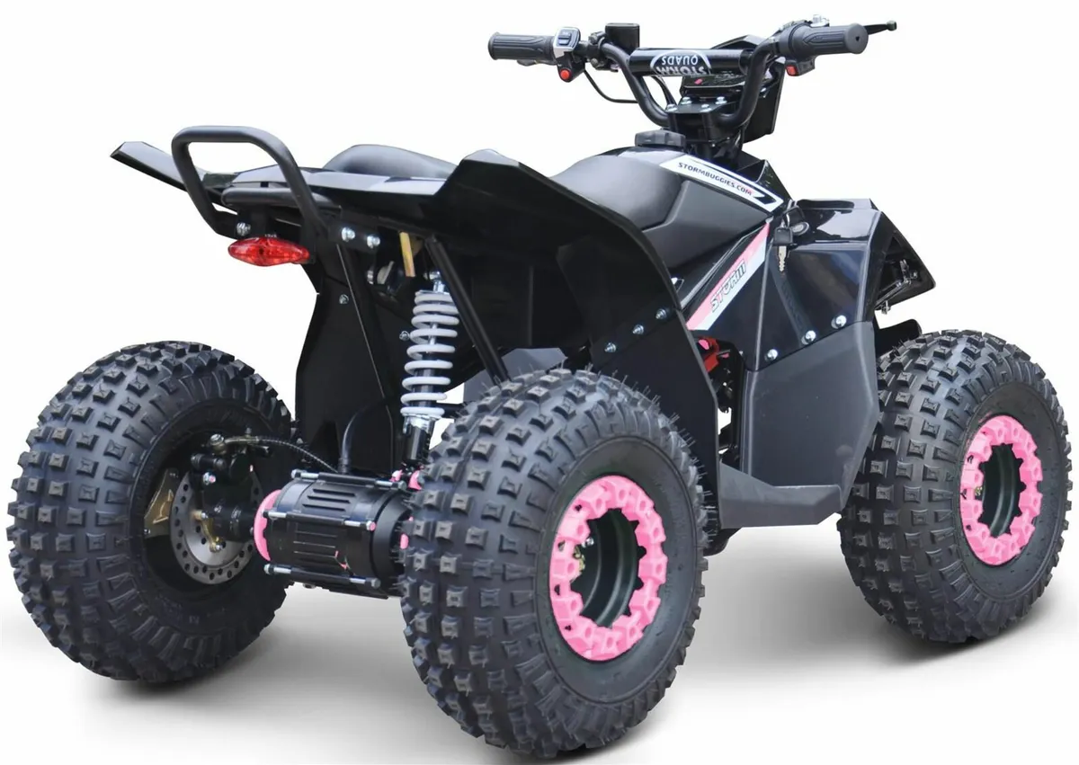 PINK RENEGADE KIDS Electric Quad HIGH power+PETROL - Image 4