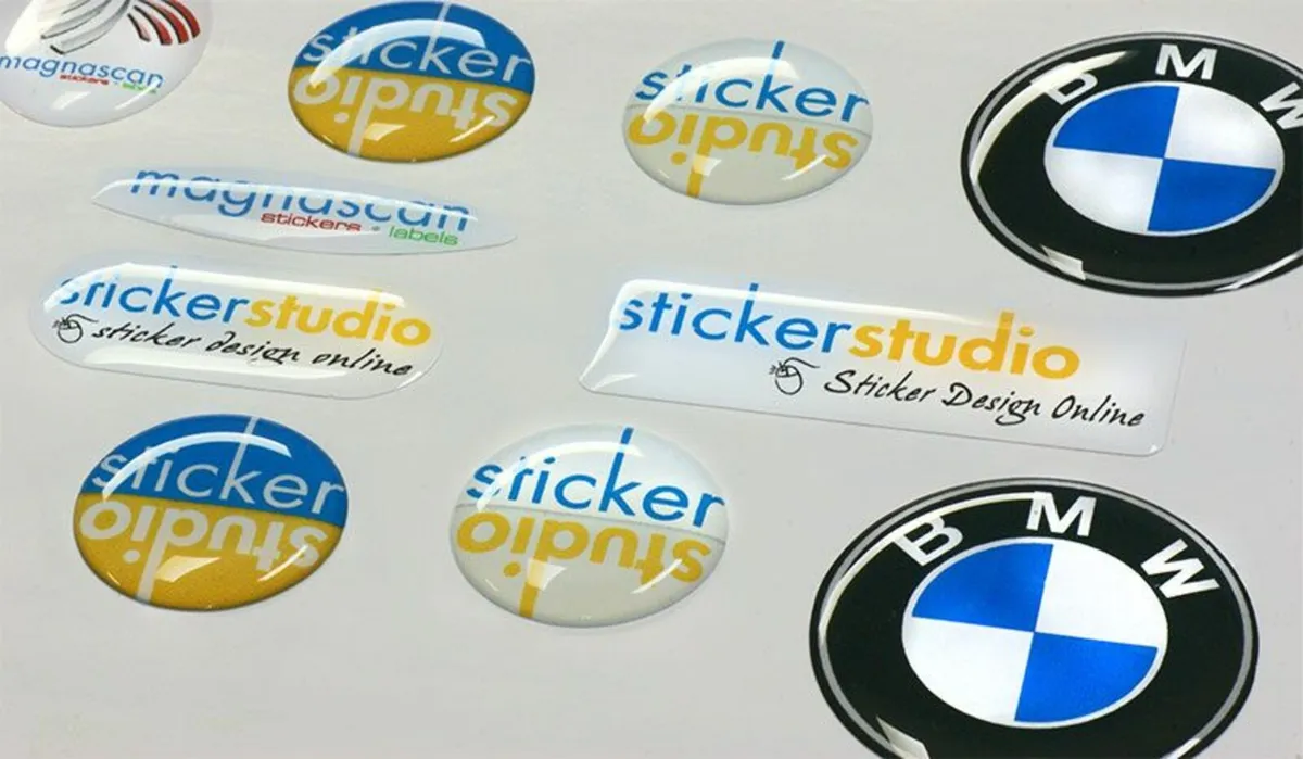 3D Gel adhesive emblems Resin Labels 3D stickers - Image 4