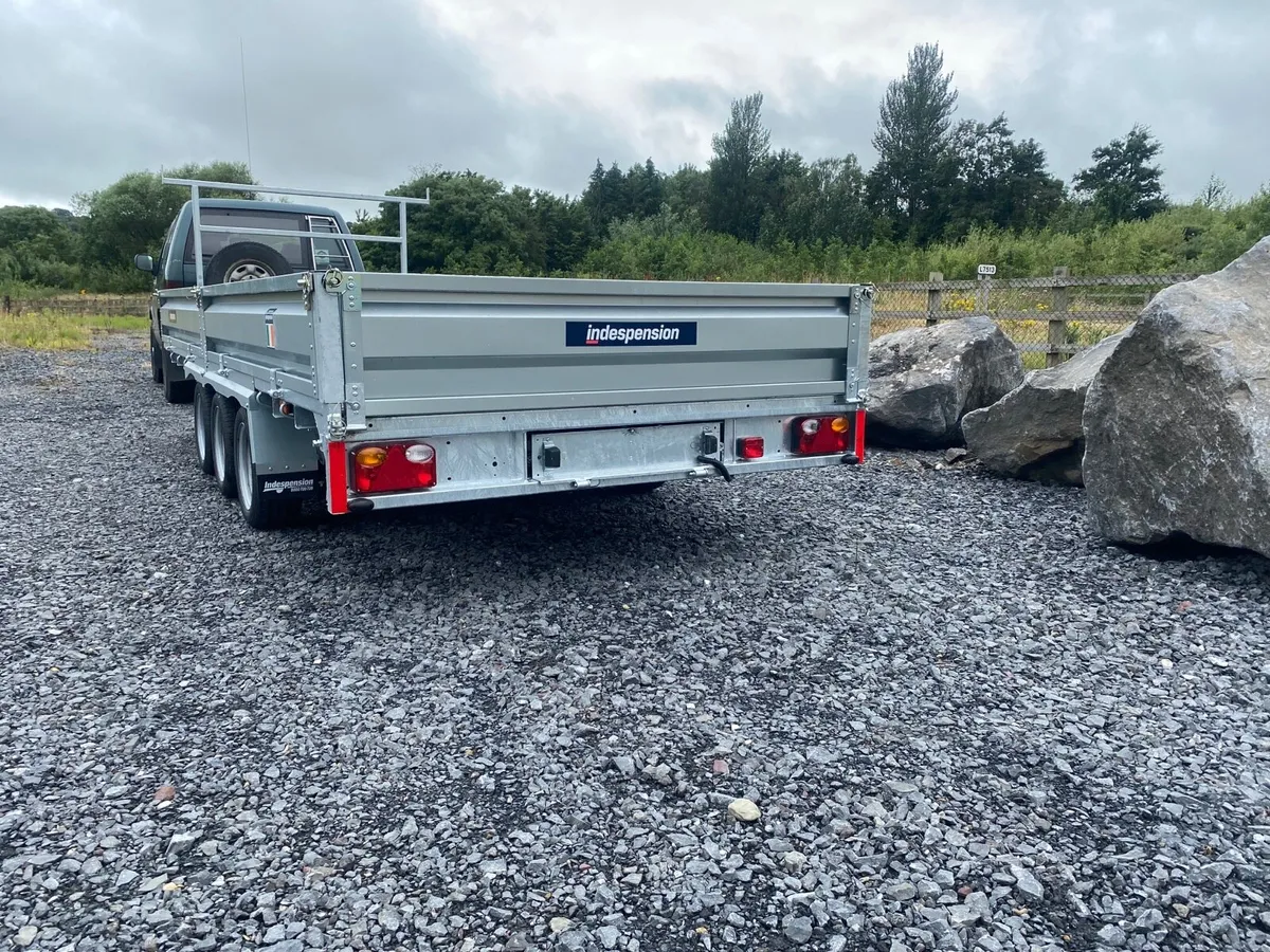 16ft indespension flat bed trailer - Image 4