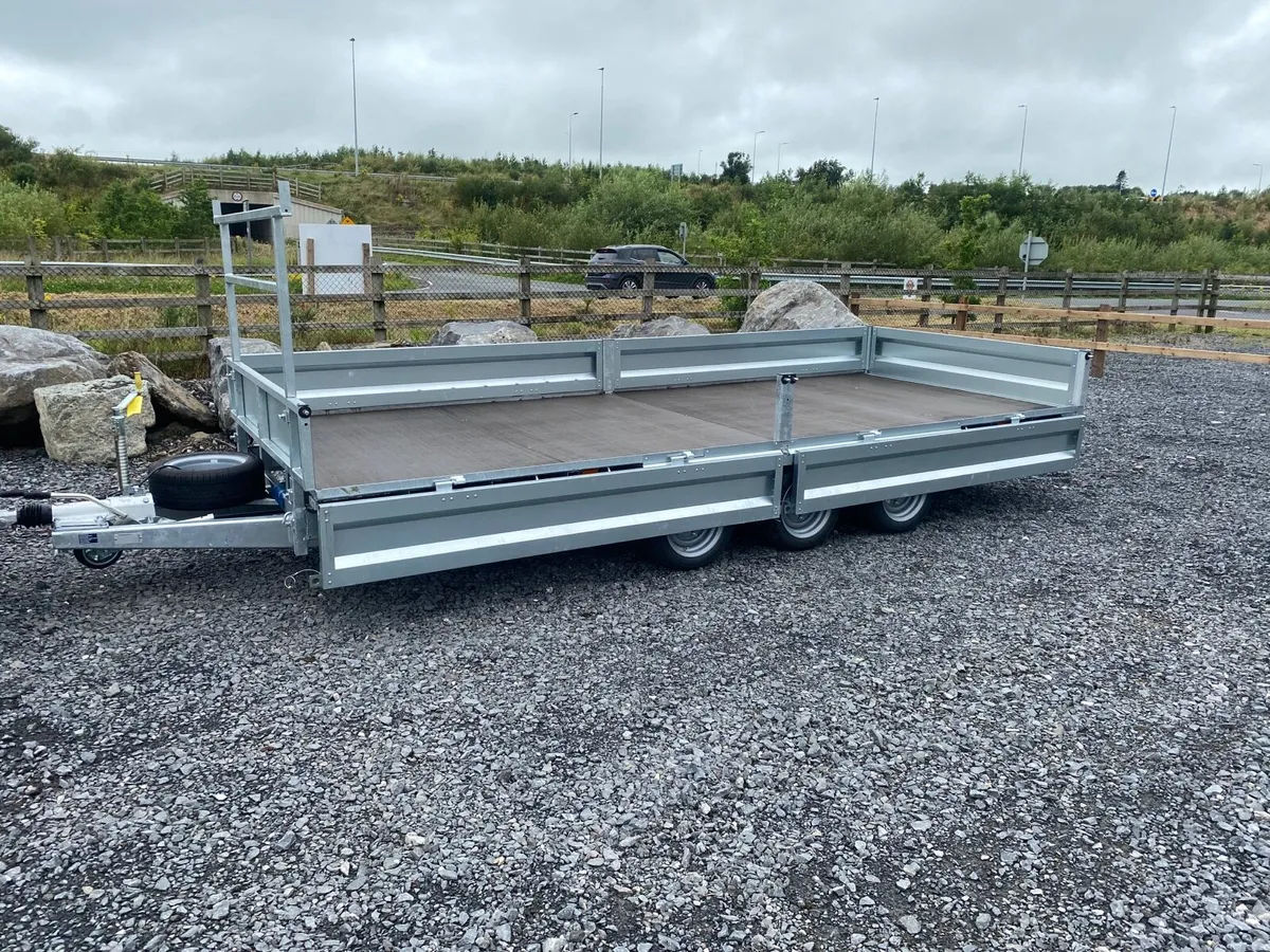 16ft indespension flat bed trailer - Image 3