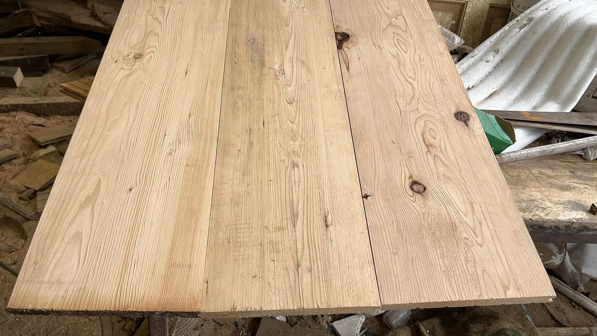 Reclaimed 10" Pine Flooring - Image 1