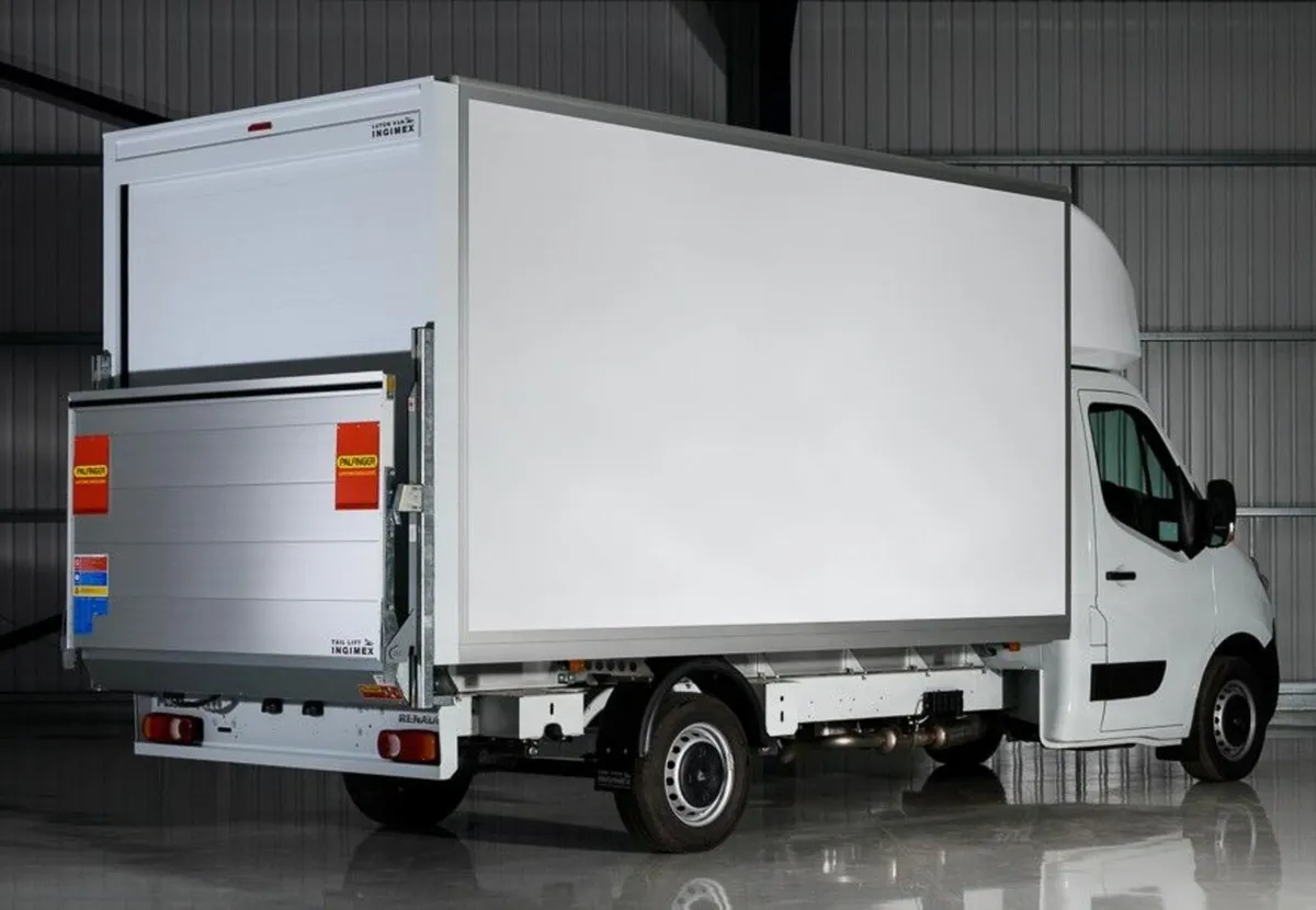 New 14' Ingimex Luton Body in Stock Gray  Kilcock.