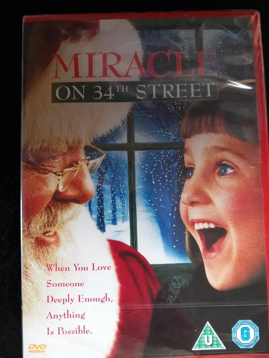 DVD " MIRACLE ON 34TH STREET"