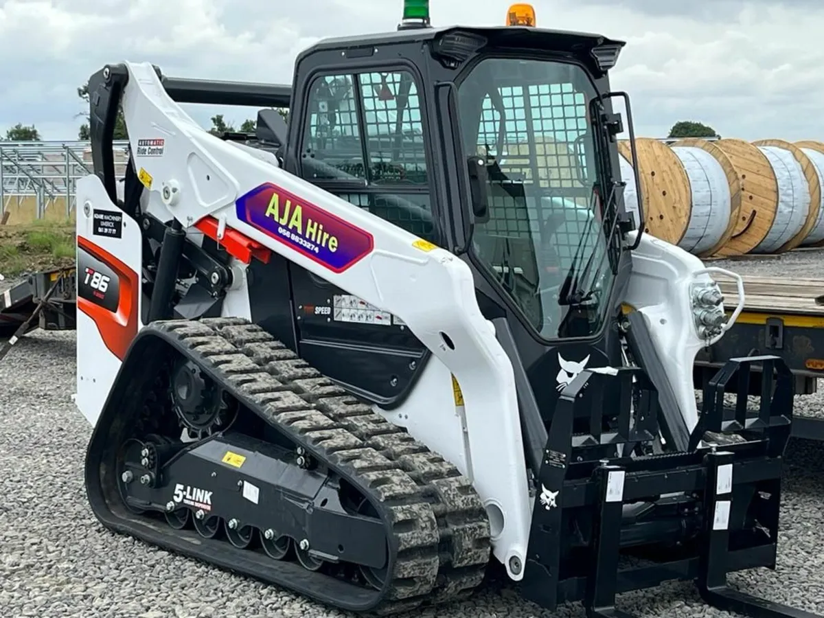 For Hire Bobcat T66/T86 Track Skid-Steer Loaders