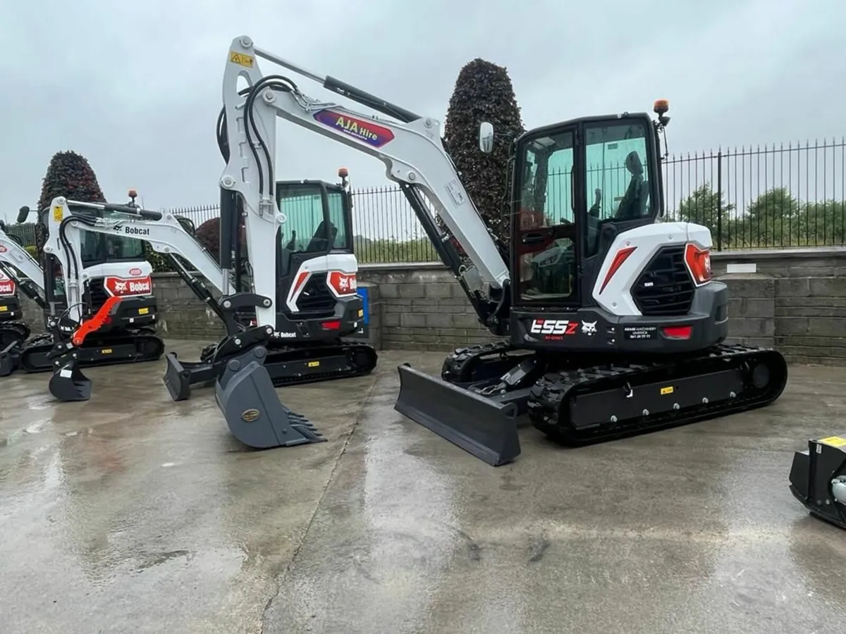 For Hire: Bobcat E55 Digger / Excavator - Image 1