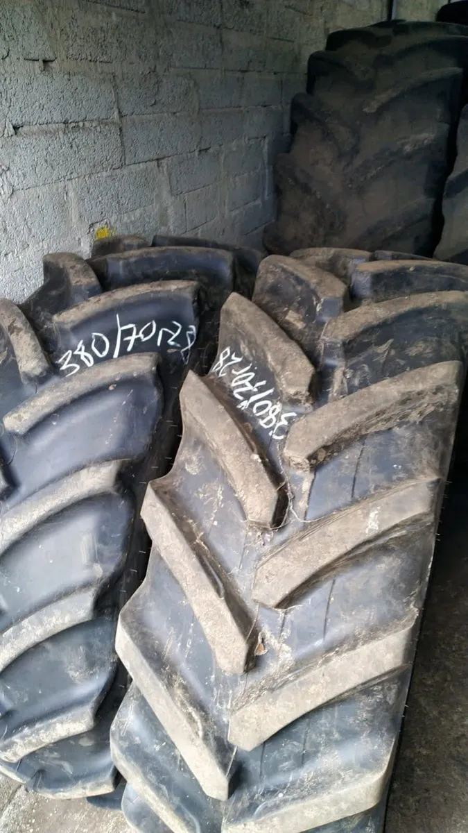 Tyres 13.6r24 340/85r24 & 380/70r28 Radials - Image 2