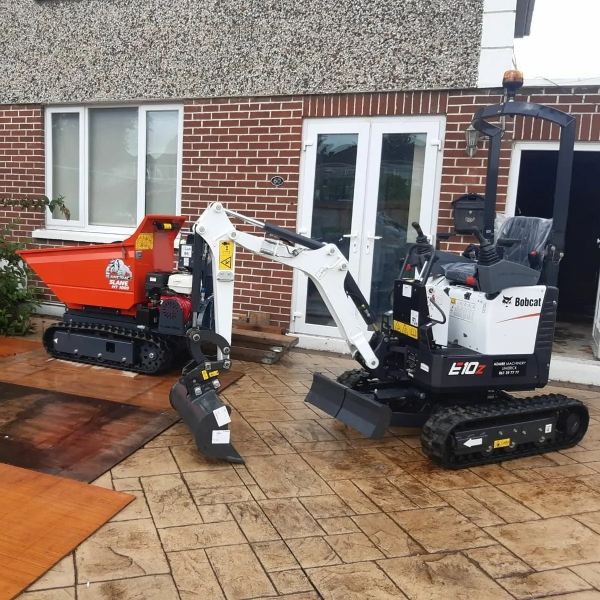 For Hire: Bobcat E10z 1-Ton Micro Excavator Digger - Image 1