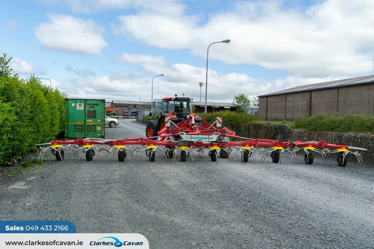 Pottinger 10 Rotor tedder - Image 1