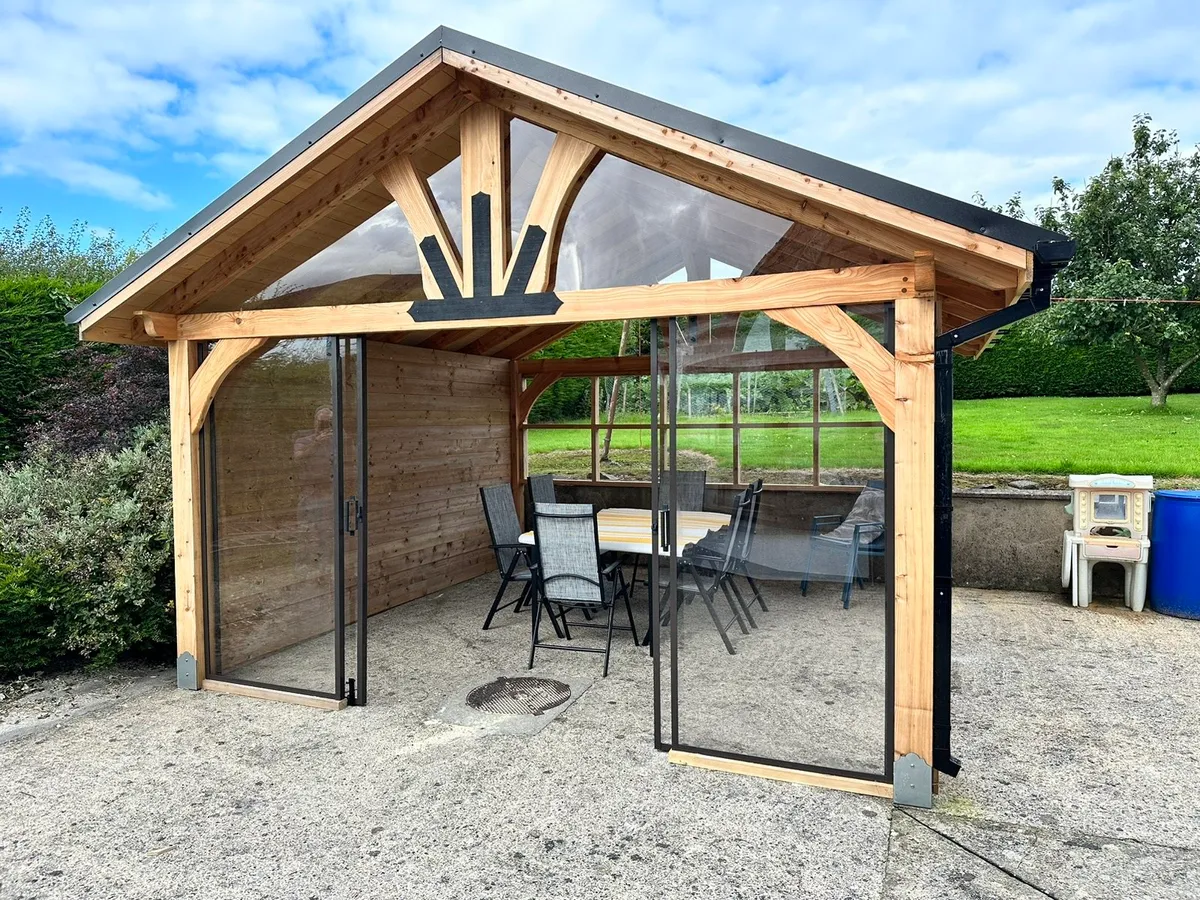 4.2mx4.2m wooden/timber gazebo