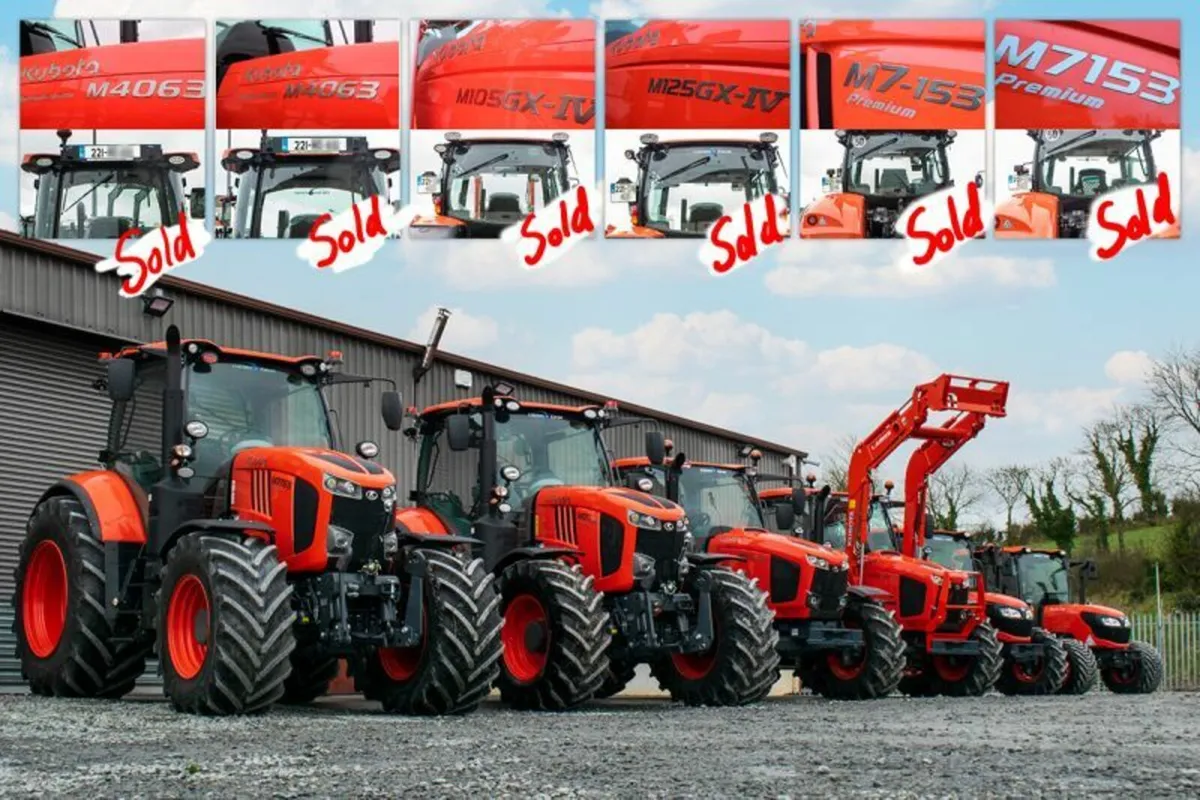 New Kubota Tractors - Image 1