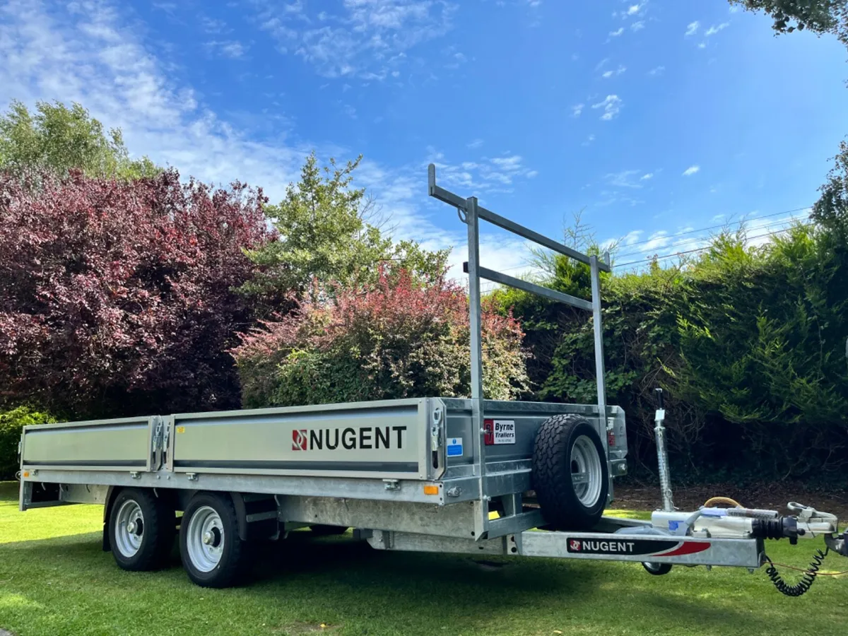 In Stock ✅Nugent 14x6’7 Dropside Trailer