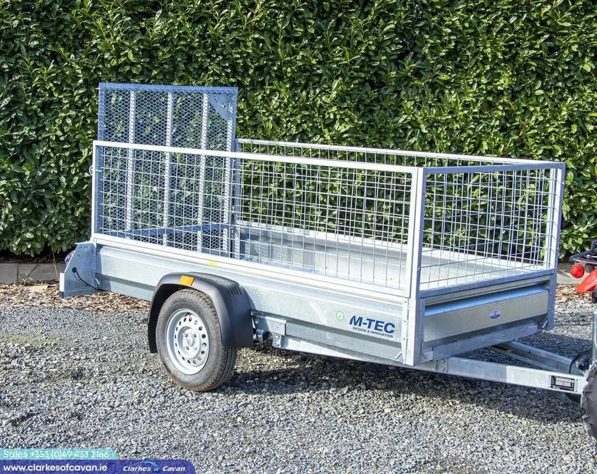 NEW M-Tec 8ft x 4ft Single Axle Quad Trailer - Image 1