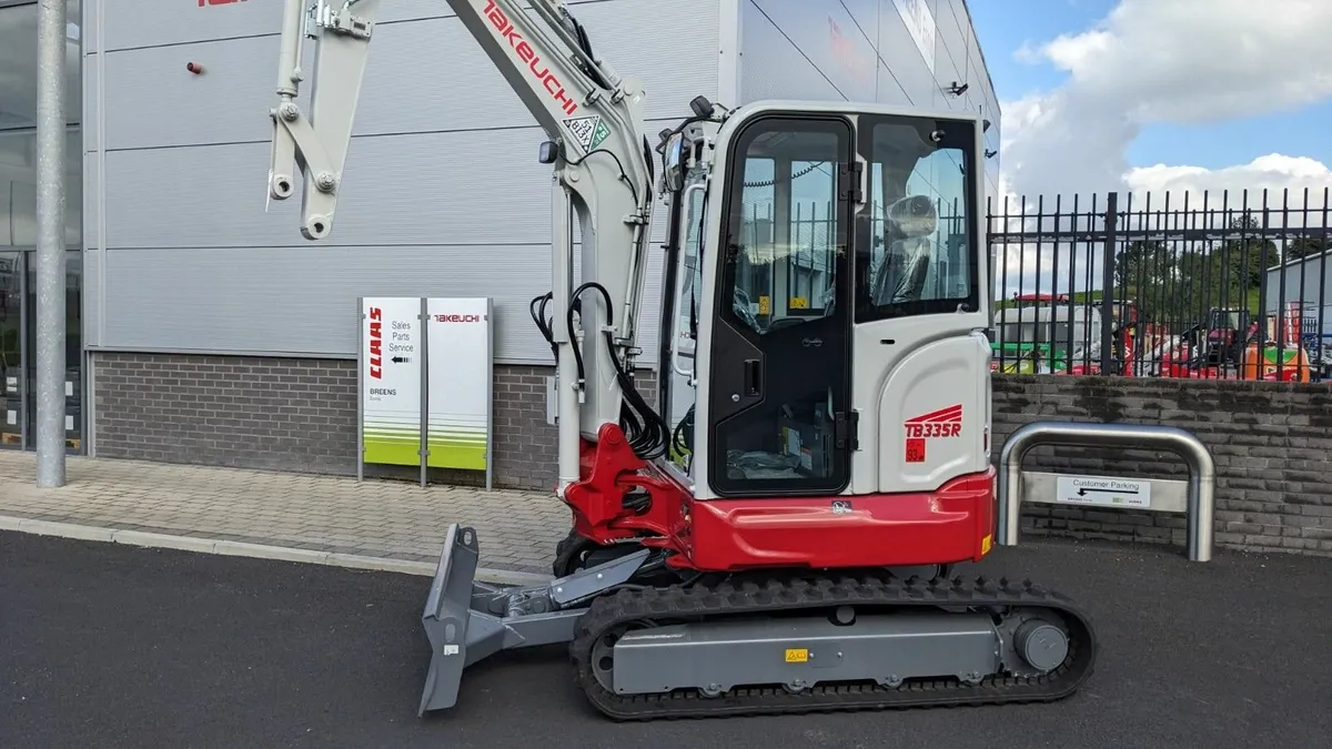 New Model Takeuchi TB335R 3.8 Ton - Image 3