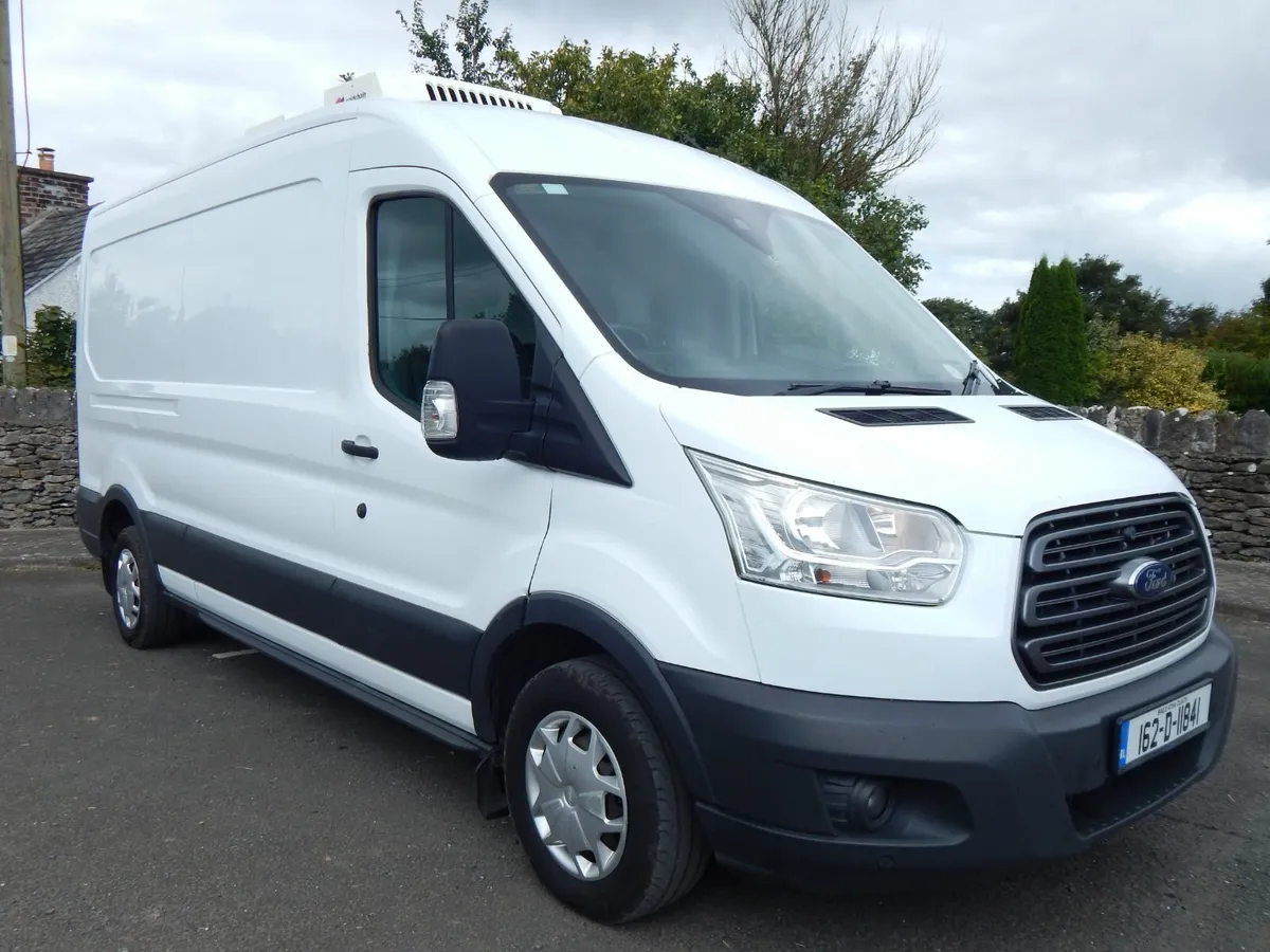 2016 Ford Transit LWB Fridge Van CVRT 08/24 - Image 1