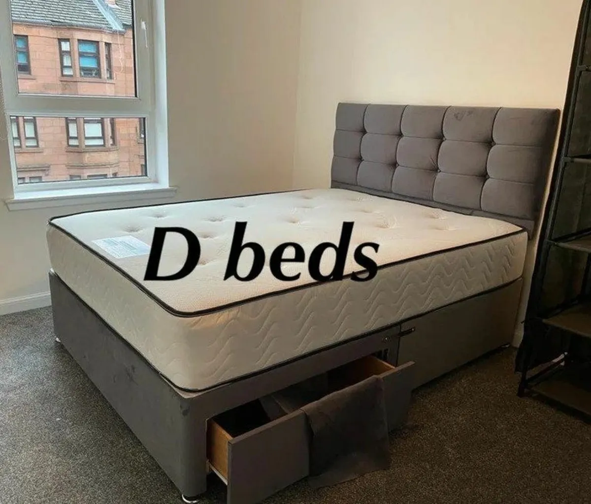 King size Velvet Bed