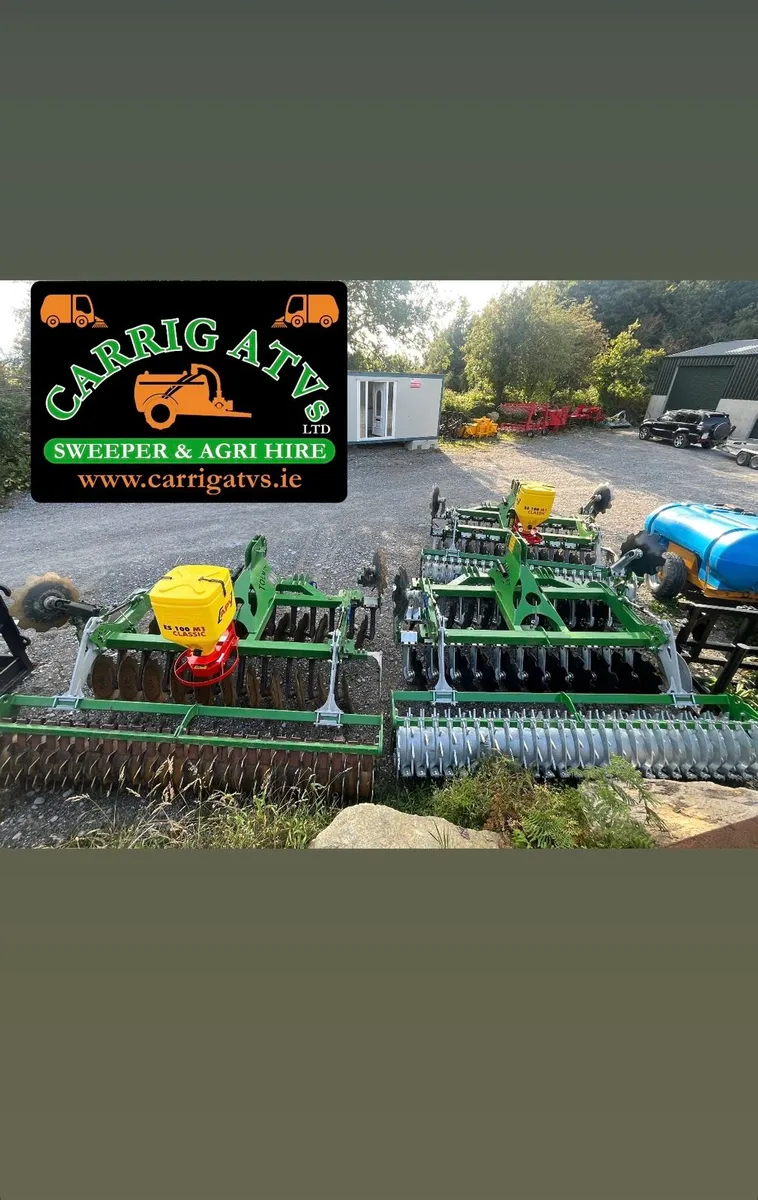 Disc Harrows & APV Seeders - FOR HIRE - Image 1