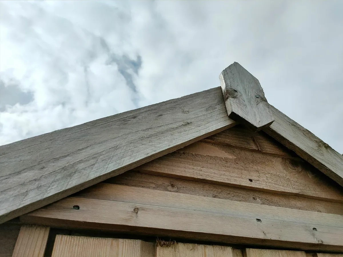 6ft x 4ft Rustic Shed. Made to order. Supplied and - Image 4