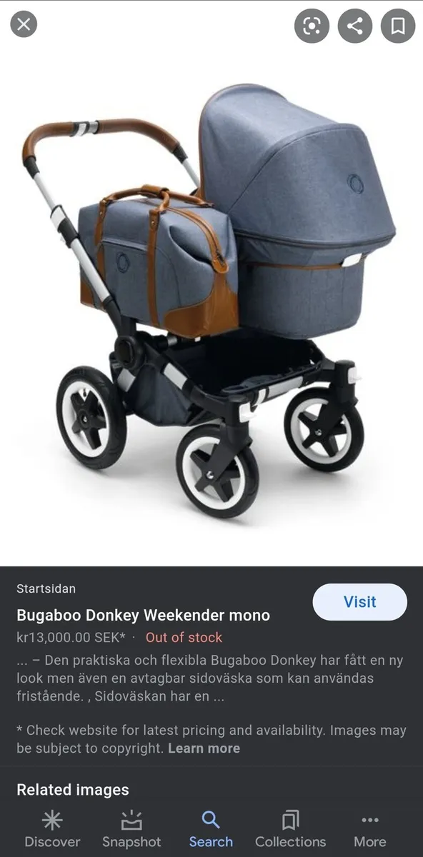 Bugaboo donkey shop weekender bag