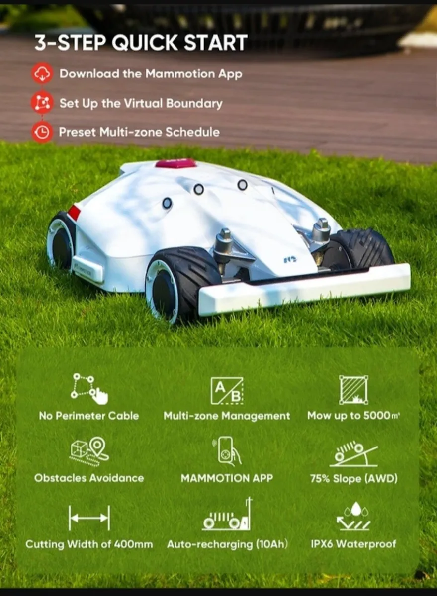 Luba 2 Robotic Lawn Mower - Image 2