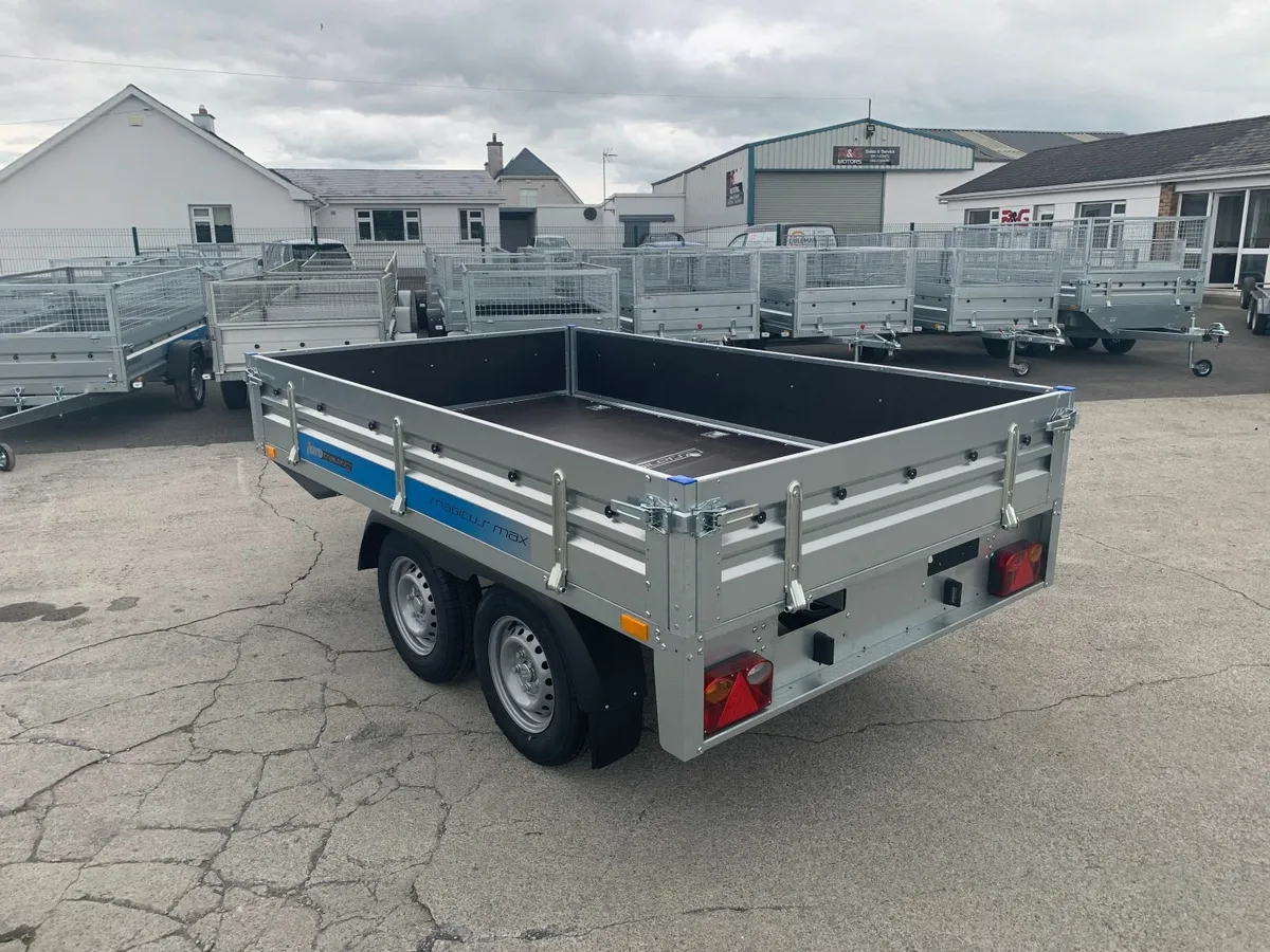 9 x 5 Twin Axle Dropside Trailer Braked - Image 3