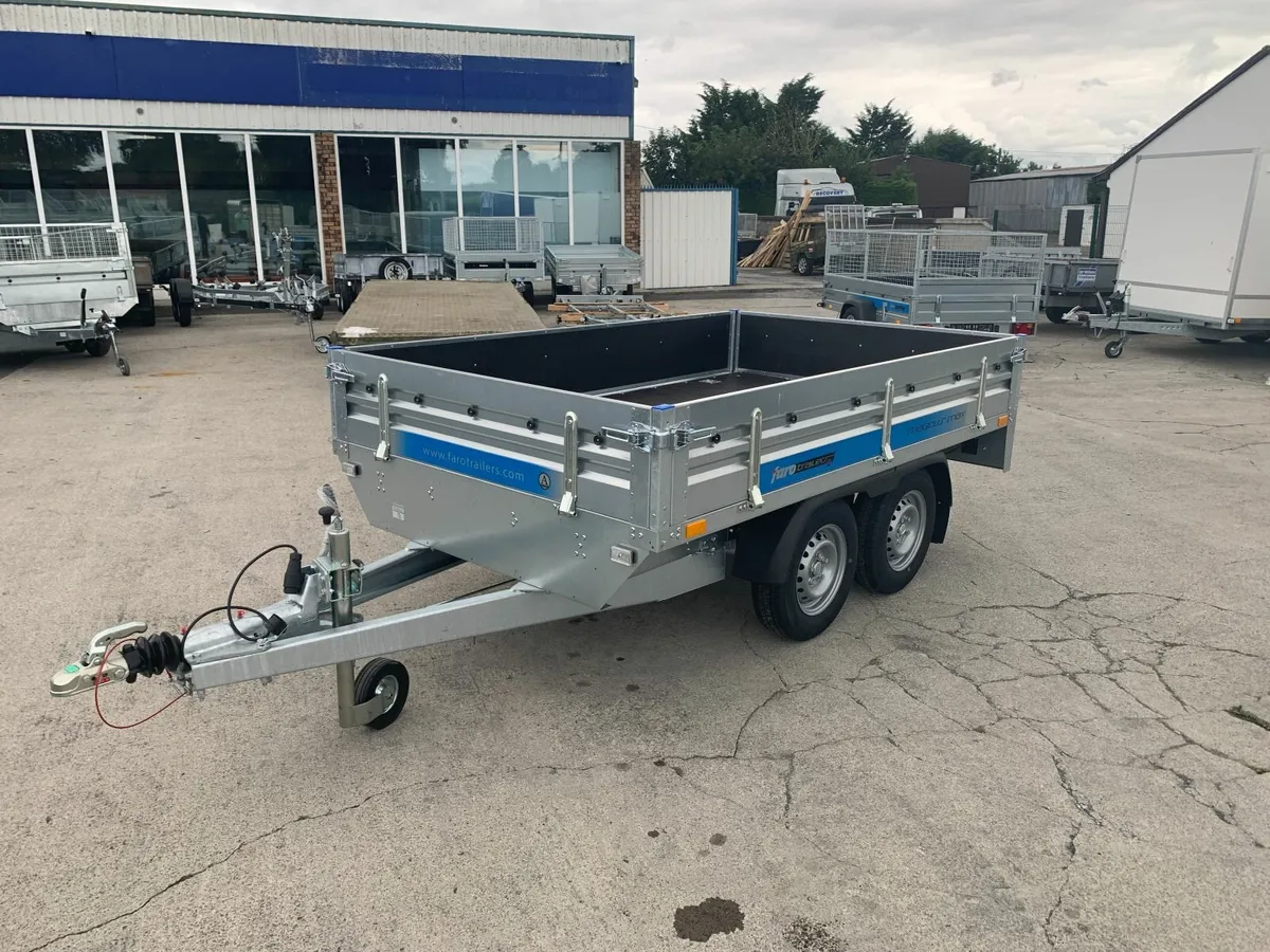 9 x 5 Twin Axle Dropside Trailer Braked - Image 3