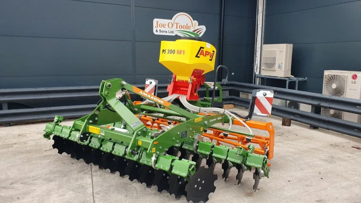 New Amazone Catros with APV Air Seeder In Stock
