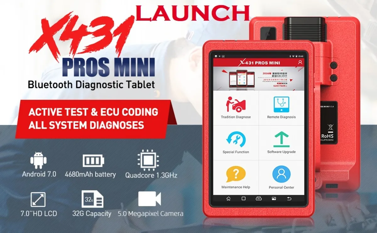 Launch X431 PROS MINI Professional Diagnostic Tool - Image 1
