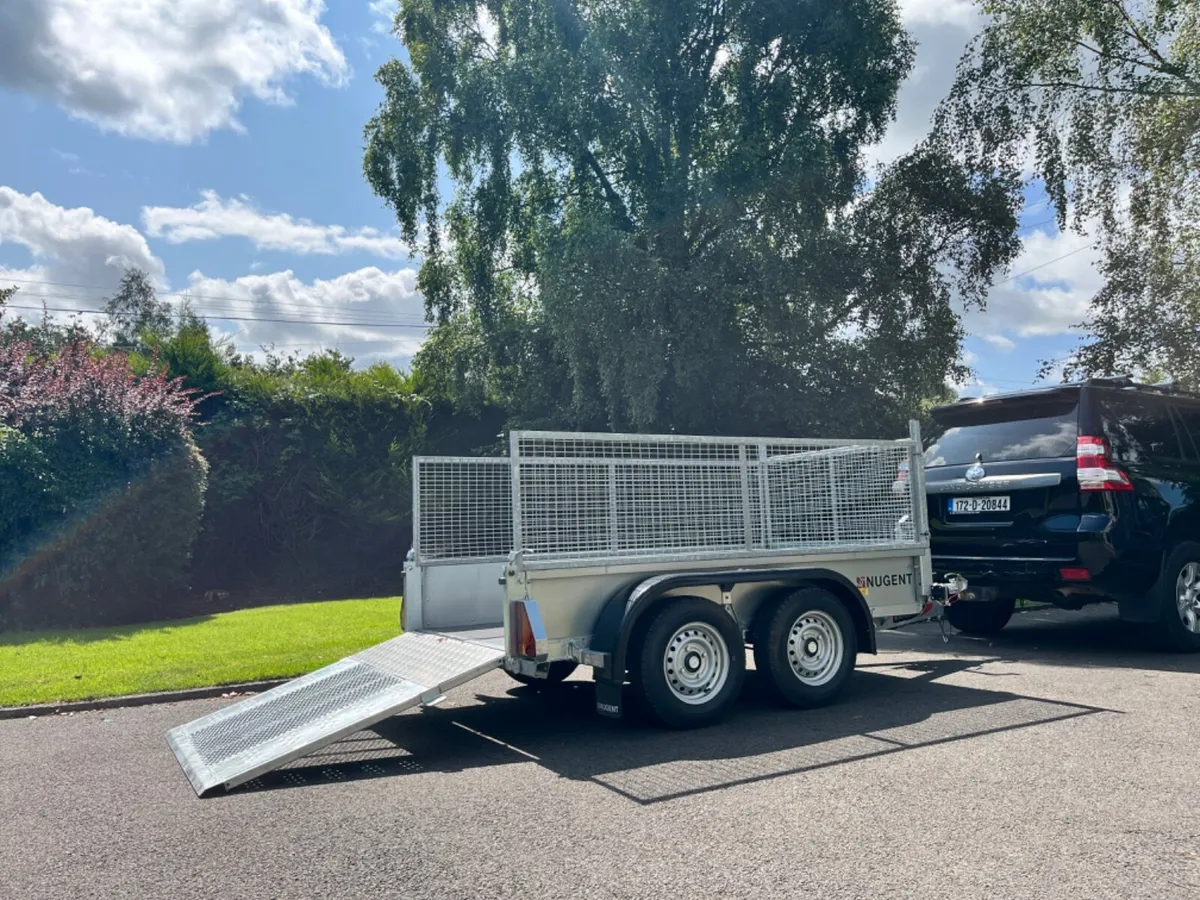 In Stock ✅New 8'2" x 4'2" lawnmower trailer