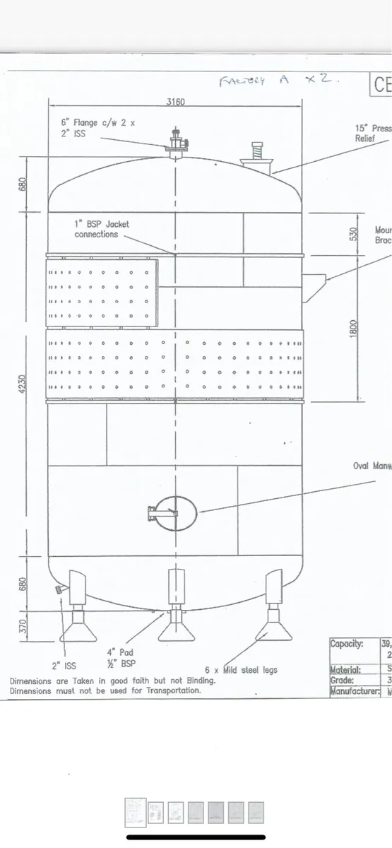 40,000 Litre Stainless Steel Tanks - Image 3