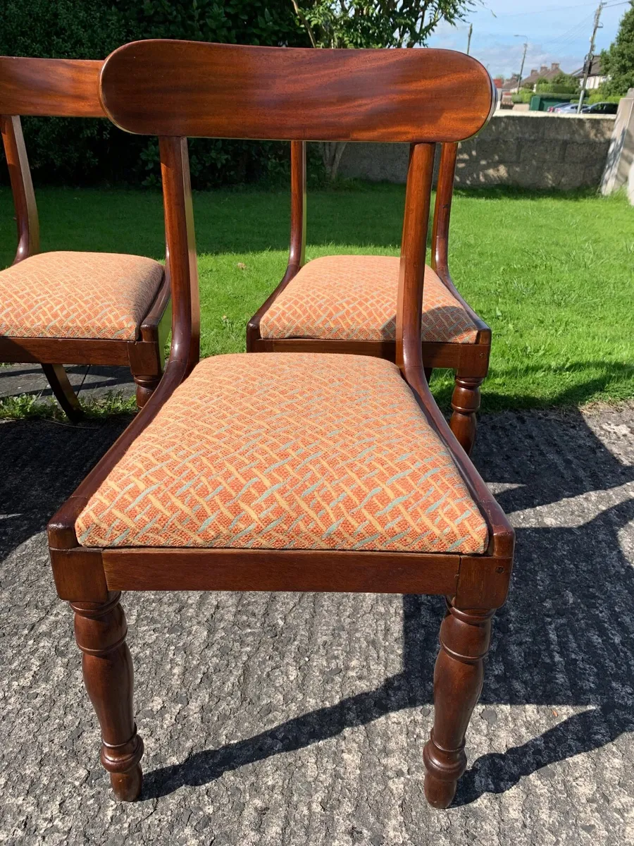 Six Antique Victorian dining chairs - Image 2