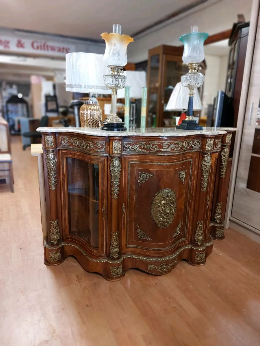 Victorian credenza marble units