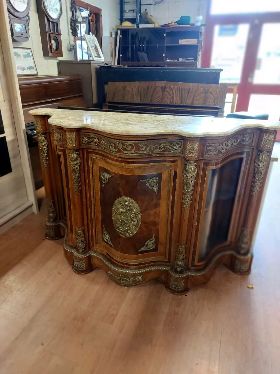 Victorian credenza marble units - Image 4