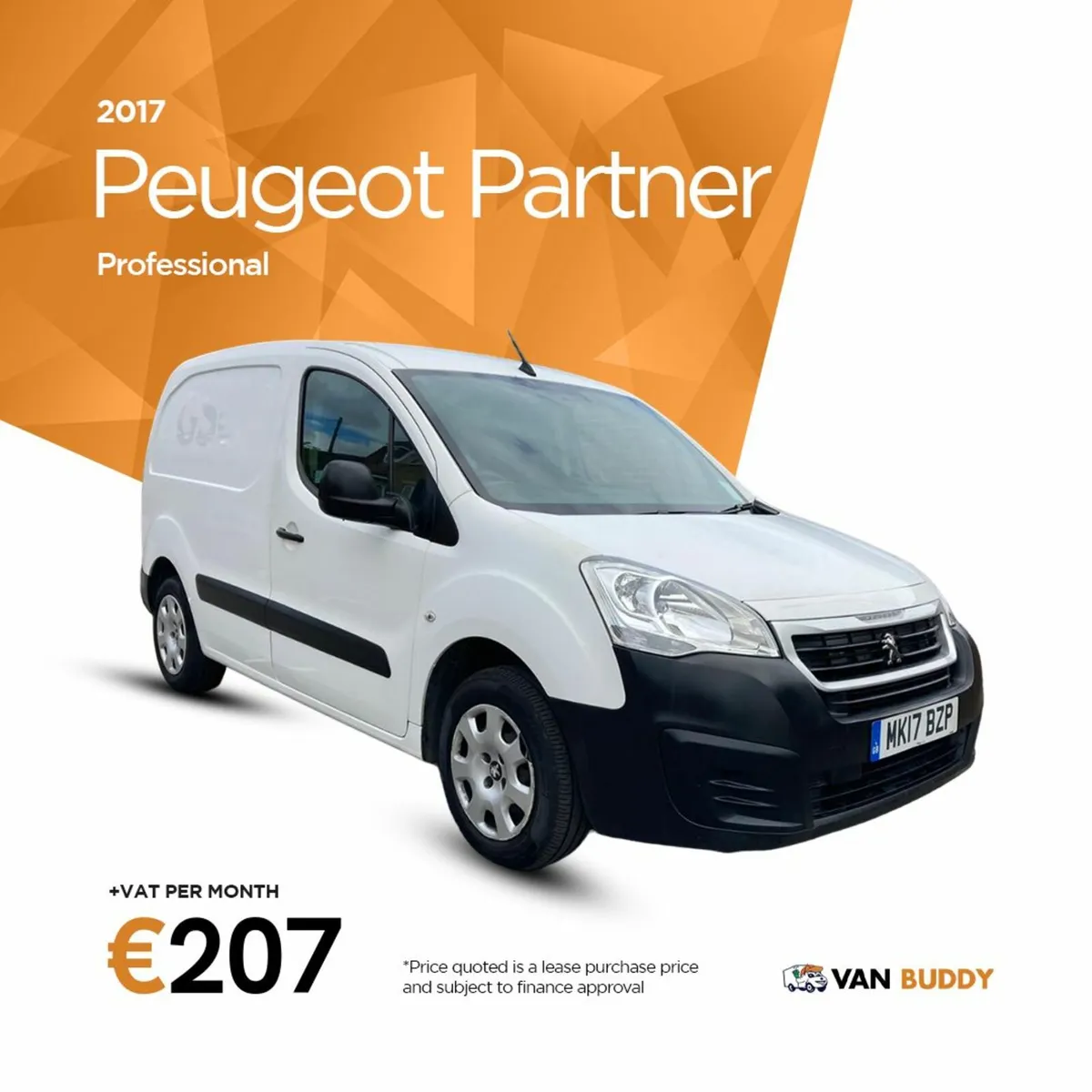 2017 Peugeot Partner Pro ONLY 20K MILES - Image 1
