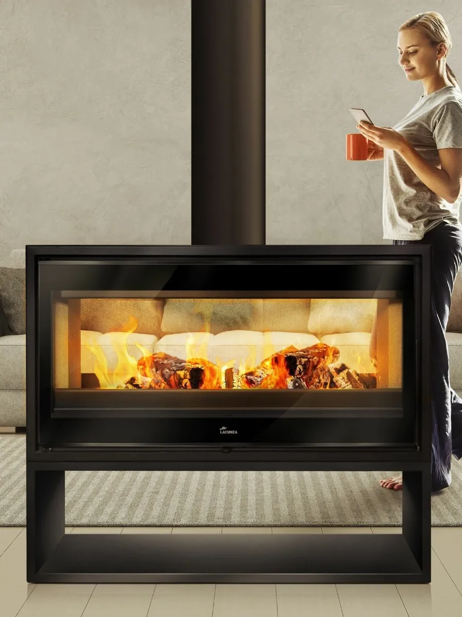 DOUBLE SIDED STOVE WOOD BURNER - Image 3