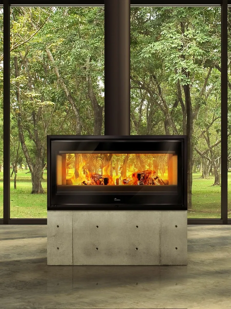 DOUBLE SIDED STOVE WOOD BURNER - Image 4