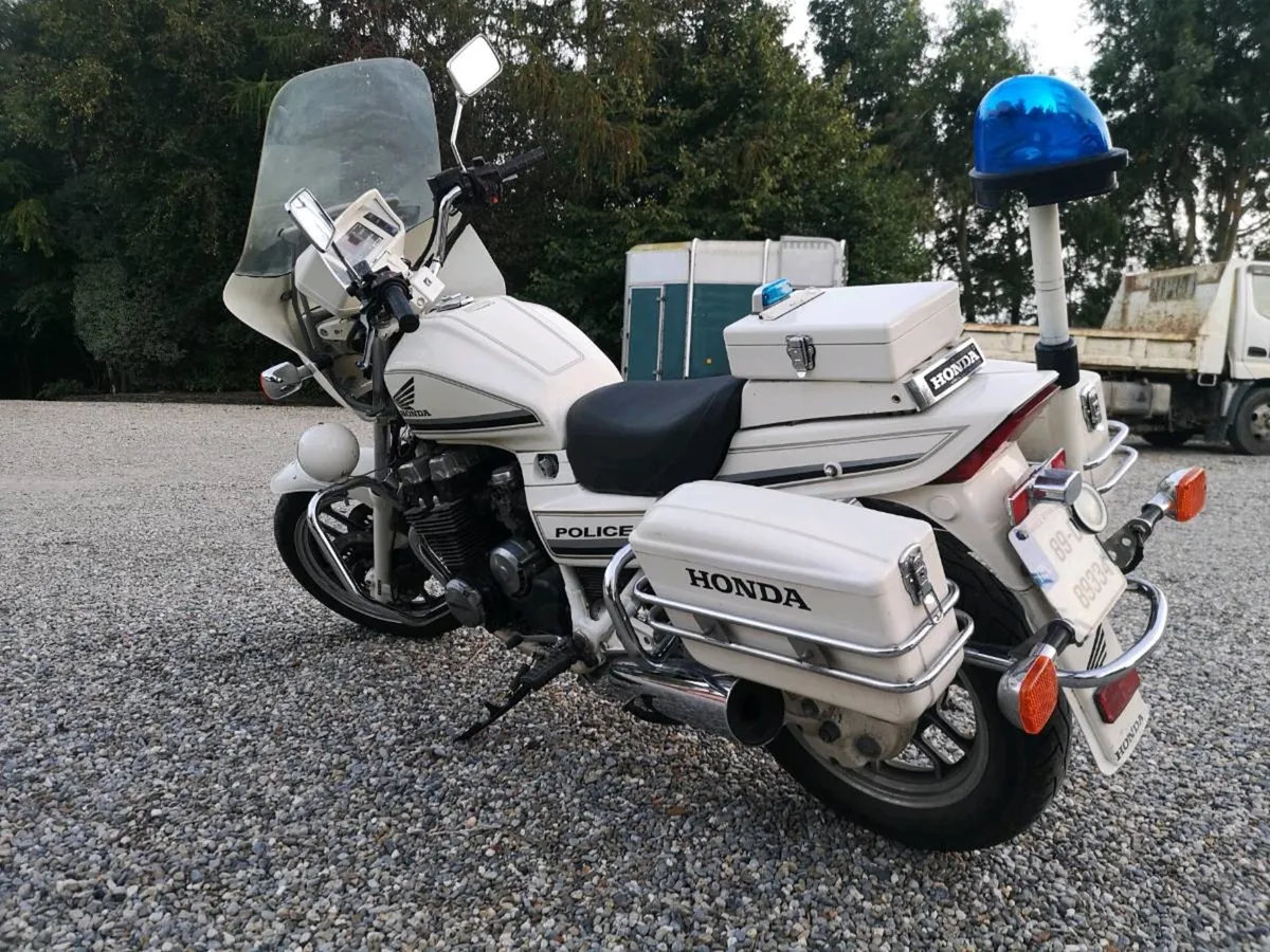 Honda CBX750P police patrol