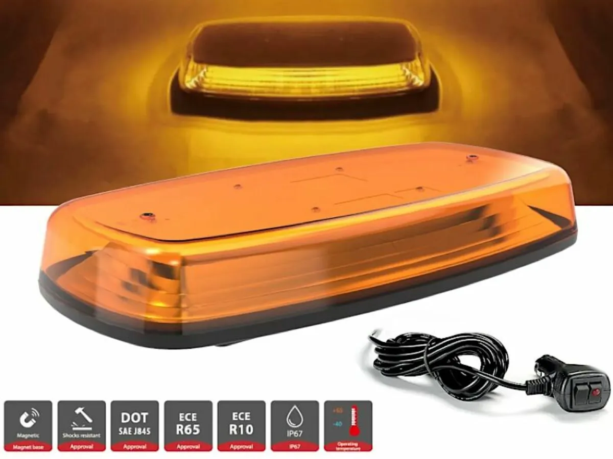 12/24V Magnetic Roof Beacon..Free Delivery