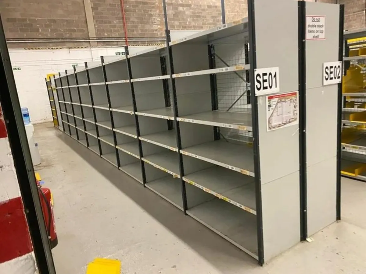 100 Bays Used Warehouse Shelving - Image 2